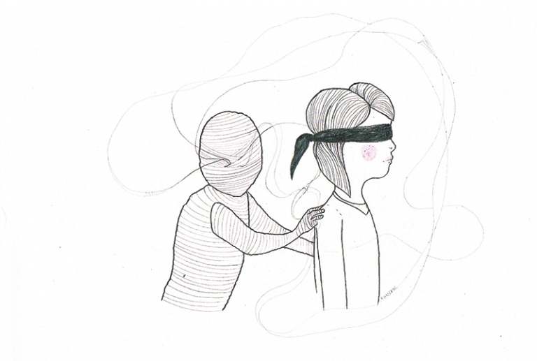 Dona manipulada per l'home